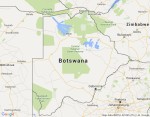 Botsvāna karte