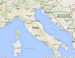 Itālija karte