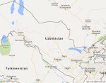 Uzbekistāna karte
